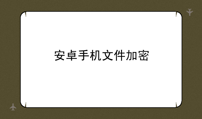 安卓手机文件加密