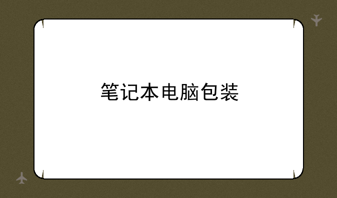 笔记本电脑包装
