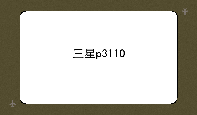 三星p3110
